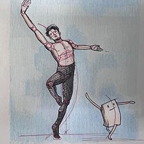 My project for course: Drawing the Human Figure & Expressive Poses. Un proyecto de Bellas Artes, Bocetado, Dibujo, Sketchbook y Dibujo anatómico de Vichayapat Senapak - 05.08.2023