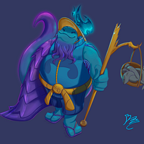 My project for course: Fantasy Character Design in Procreate. Projekt z dziedziny Trad, c, jna ilustracja, Projektowanie postaci, Ilustracja c, frowa, R, sunek c, frow, Malarstwo c i frowe użytkownika boran arslan - 05.08.2023