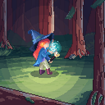 Mi proyecto del curso: Animación de personajes en pixel art para videojuegos Ein Projekt aus dem Bereich Animation von Figuren, Videospiele, Pixel Art und Videospielentwicklung von Juan Rubiano - 05.08.2023