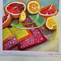 Mijn project van de cursus: Schilderen met gouache: Maak levendige kunstwerken. Fine Arts, Painting, Color Theor, and Gouache Painting project by Debbie Houtman - 08.05.2023