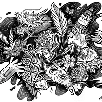 Meu projeto do curso: Ilustração com Procreate: crie composições cheias de detalhes. Design, Ilustração tradicional, Ilustração digital, e Pintura digital projeto de Paulo Pereira - 05.08.2023