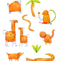 My project for course: Creative Lab: Illustrate Characters for Children. Character Design, Digital Illustration, Children's Illustration, and Picturebook project by Paulina - 08.05.2023