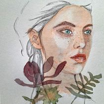 Mijn project van de cursus: Portret geïllustreerd in aquarel . % m_m_van_doeselaar tarafından hazırlanan Geleneksel illüstras, on, Güzel sanatlar, Tablo, Çizim, Sulubo, a Resim, Portre Çizimi, Ve Sanatsal Çizim projesi - 08.05.2023