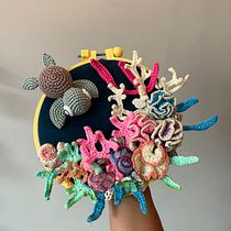 Instagram @corazonada.dg. Un projet de Création d'accessoires, Artisanat, Art textile, Crochet , et Design textile de Diana Gordillo IG: @corazonada.dg - 04.08.2023