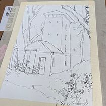 My project for course: Architectural Sketching with Watercolor and Ink. Sketching, Drawing, Watercolor Painting, Architectural Illustration, Sketchbook & Ink Illustration project by Tim Hall - 08.06.2023