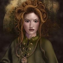 Mon projet du cours : Peinture numérique et personnages sur Photoshop. Een project van Ontwerp van personages, Digitale illustratie, Digitale tekening y  Digitaal schilderij van Anita Romain - 06.08.2023