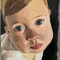 Il mio progetto del corso: Ritratto a olio: esplora luci e ombre. Fine Arts, Painting, and Oil Painting project by ire8725 - 08.06.2023