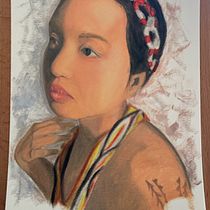 My project for course: Introduction to Realistic Oil Portraiture. Projekt z dziedziny  Sztuki piękne,  Malarstwo i Malarstwo olejowe użytkownika d4phw7tz94 - 06.08.2023