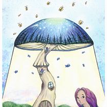 Mi proyecto del curso: Técnicas de acuarela para ilustraciones de ensueño. Traditional illustration, Drawing, Watercolor Painting, and Editorial Illustration project by Miriam JT - 08.06.2023