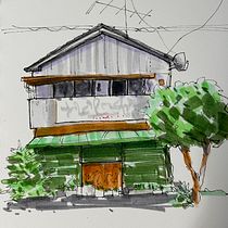 My project for course: Expressive Architectural Sketching with Colored Markers. Sketching, Drawing, Architectural Illustration, Sketchbook & Ink Illustration project by dclrthomp - 08.07.2023