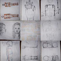 Mi proyecto del curso: Dibujo anatómico para principiantes Ein Projekt aus dem Bereich Bildende Künste, Skizzenentwurf, Bleistiftzeichnung, Zeichnung, Realistische Zeichnung und Anatomische Zeichnung von Ytan E Lee - 07.08.2023