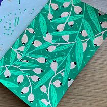 My project for course: Botanical Patterns in a Sketchbook: Conquer the Blank Page. Ilustração tradicional, Pattern Design, Ilustração botânica, e Sketchbook projeto de lusteckel - 07.08.2023