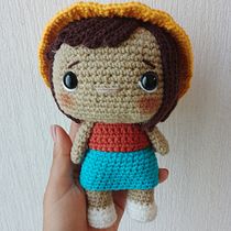 Mi proyecto del curso: Amigurumis: personas tejidas a crochet. Arts, Crafts, To, Design, Fiber Arts, Crochet, Amigurumi, and Textile Design project by nyancutethere - 08.07.2023
