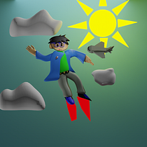 Mi proyecto del curso: Creación de personajes en 3D con Blender. 3D, Design de personagens, Modelagem 3D, Design de personagens 3D, e 3D Design projeto de Daniel Ramos Aguilera - 07.08.2023