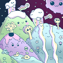 Meu projeto do curso: Design de mundos kawaii: crie ilustrações alegres . % Paulo Victor Campelo Selano tarafından hazırlanan Karakter Tasarımı, Dijital İllüstras, on, Ve Manga projesi - 08.07.2023