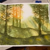 Il mio progetto del corso: Paesaggi incantevoli ad acquerello: dipingi con la luce. Un projet de Peinture , et Aquarelle de Giulia Martin - 08.08.2023