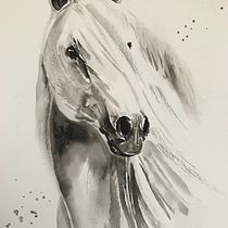 My project for course: Expressive Animal Portraits in Watercolor. Un projet de Illustration traditionnelle, Aquarelle, Dessin réaliste et Illustration naturaliste de carolynn_ryan - 08.08.2023