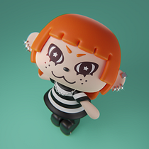 My first blender character :3 Gracias Yasmin <3 Ein Projekt aus dem Bereich Traditionelle Illustration, Design von Figuren, Digitale Illustration, 3-D-Modellierung und Manga von Cristina Seijas - 08.08.2023