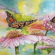My project for course: Illustrating the Natural World with Watercolor and Charcoal. Traditional illustration, Painting, and Naturalistic Illustration project by Diane C. Pelletier - 08.08.2023