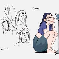 My project for course: Digital Character Design: Draw Protagonists with Personality Ein Projekt aus dem Bereich Traditionelle Illustration, Design von Figuren, Zeichnung, Digitale Illustration und Digitale Zeichnung von Sanna Hansson - 08.08.2023