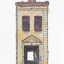 My project for course: Expressive Architectural Sketching with Colored Markers. Sketching, Drawing, Architectural Illustration, Sketchbook & Ink Illustration project by a_holmqvist9 - 08.08.2023