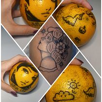 Meu projeto do curso: Tatuagem para principiantes. Tattoo Design project by Julia Fredrica - 08.07.2023