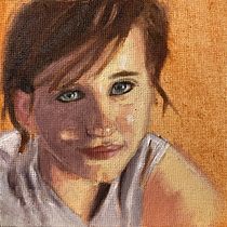 Mijn project van de cursus:  Portretschilderen met olieverf: verken licht en schaduw. Fine Arts, Painting, and Oil Painting project by m.vanschie - 08.13.2023