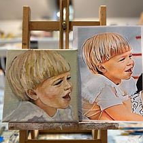 My project for course: Portrait Painting with Oil: Explore Light and Shade. Fine Arts, Painting, and Oil Painting project by Pryor Lampton - 08.11.2023