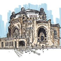 My project for course: Expressive Architectural Sketching with Colored Markers. Sketching, Drawing, Architectural Illustration, Sketchbook & Ink Illustration project by bedorudy - 08.09.2023