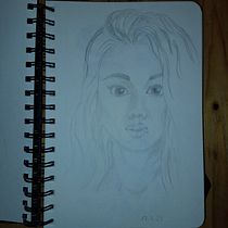 Mein Abschlussprojekt für den Kurs: Skizzenbuch für Porträts: Erkunde das menschliche Gesicht. Sketching, Drawing, Artistic Drawing, Sketchbook, and Portrait Drawing project by Monika - 11.21.2023