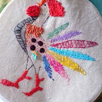 Mi proyecto del curso: Técnicas de bordado: ilustrando con hilo y aguja. Un projet de Broderie , et Design textile de Caro Lita - 09.08.2023