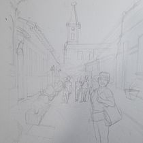 Meu projeto do curso: Representação arquitetônica com aquarela. Un projet de Illustration traditionnelle, Esquisse , Dessin, Aquarelle, Illustration architecturale , et Carnet de croquis de Anelise Scherer de Souza Nunes - 09.08.2023