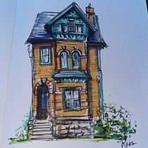 My project for course: Expressive Architectural Sketching with Colored Markers. Sketching, Drawing, Architectural Illustration, Sketchbook & Ink Illustration project by wh6rtwgpgr - 08.09.2023