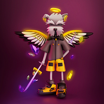 Donatello. 3D, Design de personagens, Modelagem 3D, Design de personagens 3D, e 3D Design projeto de Flavio Cesar Asca - 10.08.2023