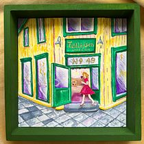 My project for course: Vibrant Urban Illustration with Gouache Paint. Painting, Sketching, Architectural Illustration, and Gouache Painting project by Monika Steinholm - 08.10.2023
