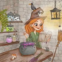 Kinderbuchillustrationen in Procreate: Male magische Szenerien. Un progetto di Illustrazione tradizionale, Illustrazione digitale, Illustrazione infantile, Pittura digitale e Albo illustrato di hellbunt_design - 10.08.2023