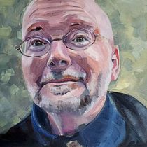 My project for course: Portrait Painting with Oil: Explore Light and Shade. Fine Arts, Painting, and Oil Painting project by elliot - 08.10.2023