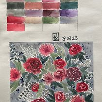 Mój projekt z kursu: Tworzenie palet kolorystycznych za pomocą akwareli. Un progetto di Illustrazione tradizionale, Belle arti, Pittura, Pittura ad acquerello e Teoria del colore di jadwigaloszak - 10.08.2023