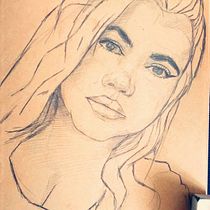 Mi proyecto del curso: Cuaderno de retratos a línea con grafito. Artes plásticas, Esboçado, Desenho, Desenho de retrato, e Sketchbook projeto de Juan Carlos Tavera Gaspar - 10.08.2023