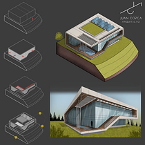 Mi proyecto del curso: Sketching arquitectónico y artístico con Procreate. Arquitetura, Esboçado, Ilustração digital, Arquitetura digital e Ilustração arquitetônica projeto de Juan Copca - 08.08.2022