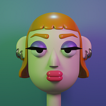 Meu projeto do curso: Criação de personagens Kawaii em 3D com Blender Ein Projekt aus dem Bereich Traditionelle Illustration, Design von Figuren, Digitale Illustration, 3-D-Modellierung und Manga von Bárbara I. da Silva - 09.08.2023