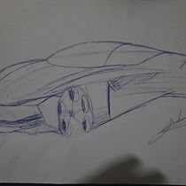 Mi proyecto del curso: Diseño de automóviles: el boceto. Design, Industrial Design, Product Design, and Sketching project by Ryan Ashnelle Mariano De Jesus - 08.03.2023