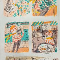 Mi proyecto del curso: Introducción a la psicología del color: la narrativa cromática. Un projet de Illustration traditionnelle, Beaux Arts, Aquarelle, Illustration jeunesse, Narration, Théorie des couleurs , et Peinture de Beatriz Pérez Peiró - 11.08.2023