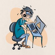 Mi proyecto del curso: Introducción a la creación de personajes estilo cartoon. Un projet de Illustration traditionnelle, Conception de personnages , et Dessin de Carmen Gibert Cano - 11.08.2023