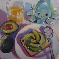 Mi proyecto del curso: Técnicas de pintura contemporánea al óleo Ein Projekt aus dem Bereich Bildende Künste, Malerei und Ölmalerei von Romina - 11.08.2023