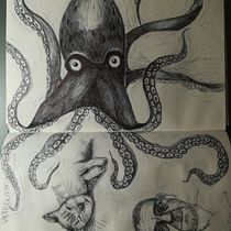 Il mio progetto del corso di Marco Mazzoni: Illustrazione su sketchbook con penna - sbaglia con stile. Esboçado, Desenho, Sketchbook e Ilustração com tinta projeto de Francesca - 11.08.2023