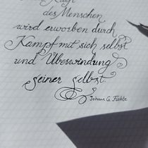 My project for course: English Calligraphy from A to Z. Calligraph project by Marc Diefenbach - 08.11.2023