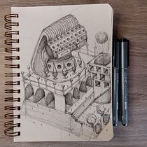 Mi proyecto del curso: Dibujo arquitectónico artístico con tinta. Ilustração tradicional, Artes plásticas, Desenho, Ilustração arquitetônica e Ilustração com tinta projeto de Martín Borrini - 11.08.2023