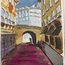 Mi proyecto del curso: Representación arquitectónica en acuarela. Un projet de Illustration traditionnelle, Esquisse , Dessin, Aquarelle, Illustration architecturale , et Carnet de croquis de Vanesa Igelmo - 11.08.2023