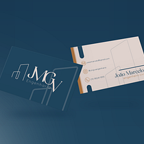 JMGV Engenharia - Identidade Visual Ein Projekt aus dem Bereich Design, Br, ing und Identität, Logodesign, Digitales Design und Briefpapier-Design von Vitória Rosa - 31.07.2023